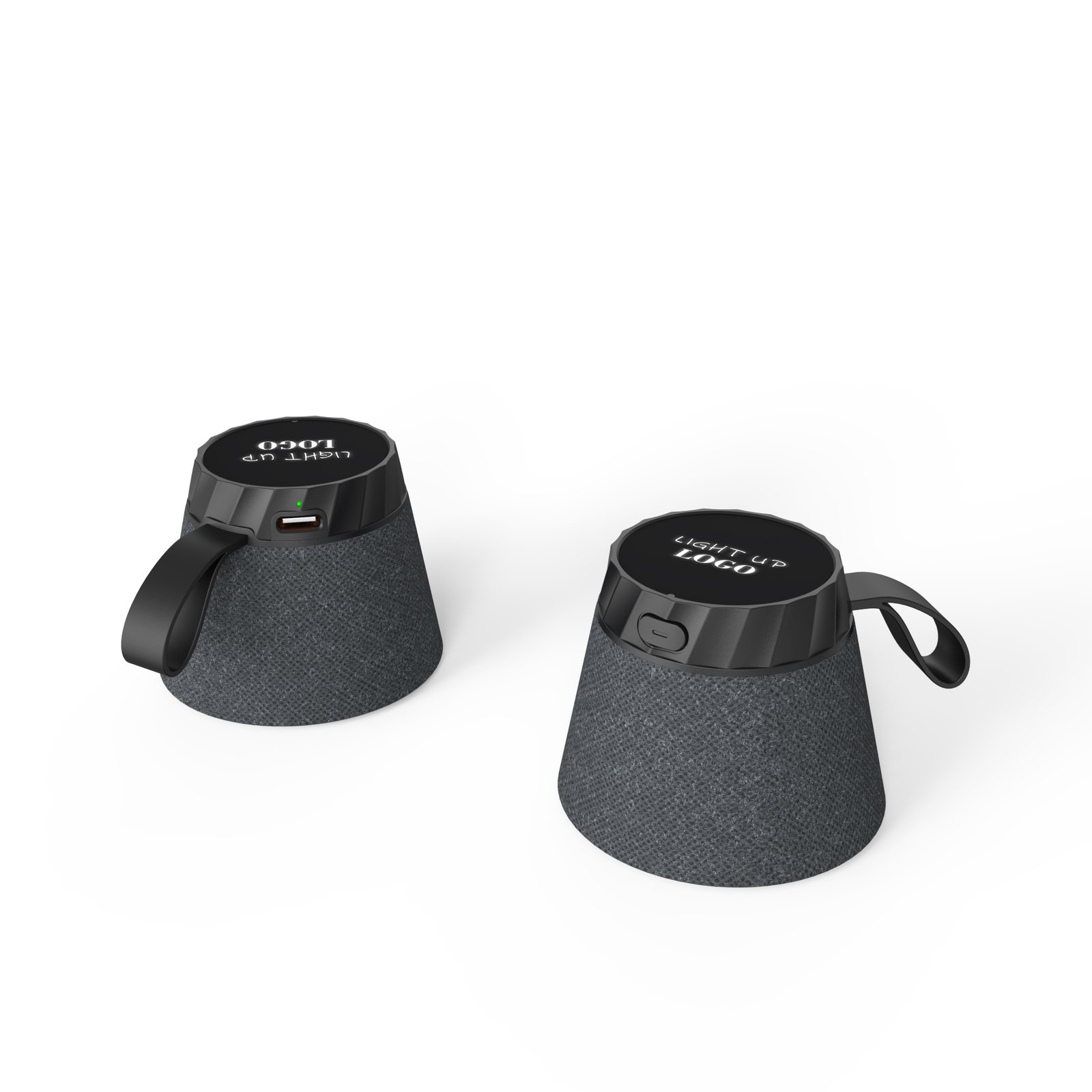 İşıqlı Loqolu Maqnitli TWS Bluetooth Speaker